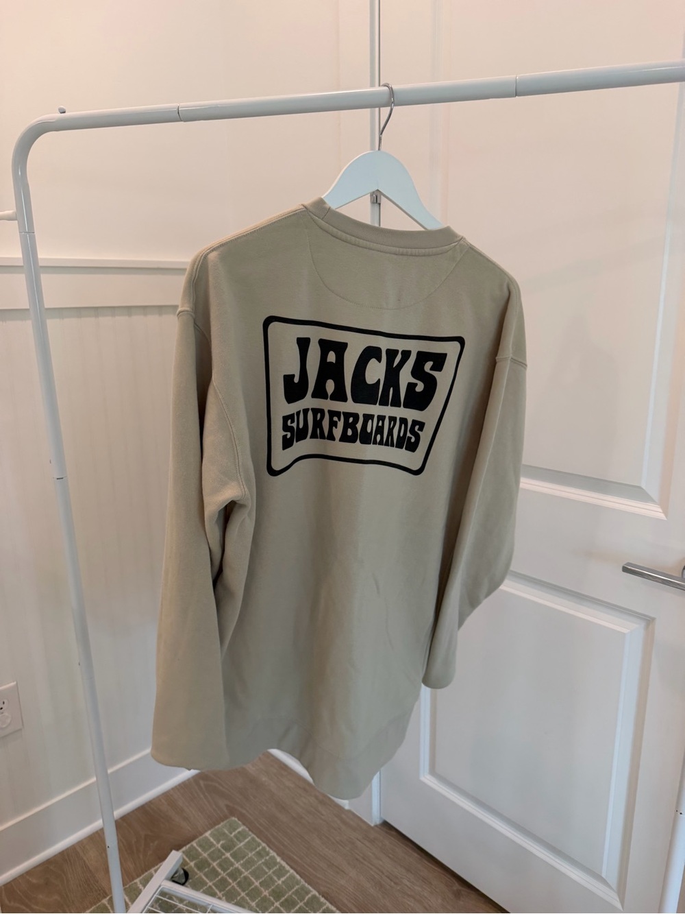Jacks Surfboards Men’s Crewneck Sweatshirt - Beige